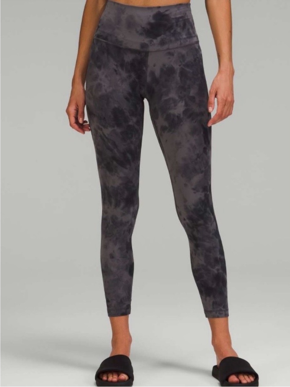NWT Lululemon Align HR Pant 25” Diamond Dye Pitch Grey Graphite Grey - DDPG